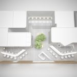 Architekturu v OC Chodov oživí živé stromy v projektu architektky Very Hampl